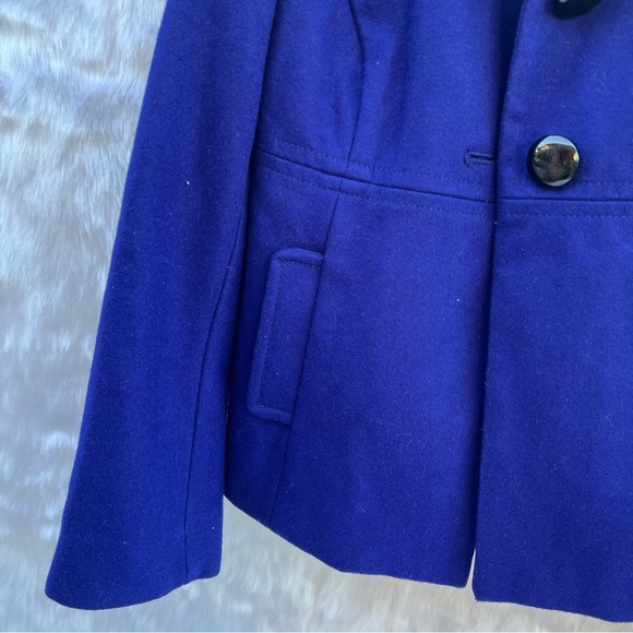 OLD NAVY Wool Blend Ruffle Collar Coat -
Royal Blue - Picture 5 of 17